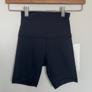 NWT Lululemon Align High Rise Short 6” Black Size 2